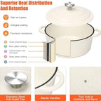 Chefs Choice 7-Piece Cast Iron Cookware Set