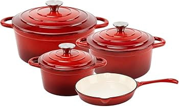 Chefs Choice 7-Piece Cast Iron Cookware Set