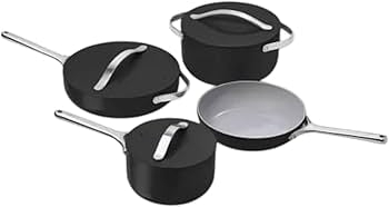 Pot Set 7pc Ceramic Coated Aluminium Italiano Collection