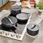 Pot Set 7pc Ceramic Coated Aluminium Italiano Collection