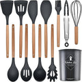 Kitchen Cooking Utensils Set, 12-piece Silicone Kitchen Utensils Set Non-stick Cookware set Is Heat-resistant, BPA-Free, Kitchen Tools set, spoon,spatula