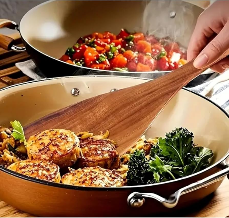 Kitchen Utensil Set, 5pcs Wooden Set